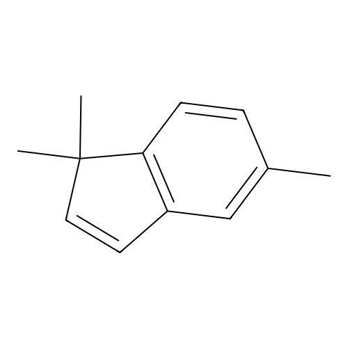 1,1,5-trimethyl-1H-indene structure