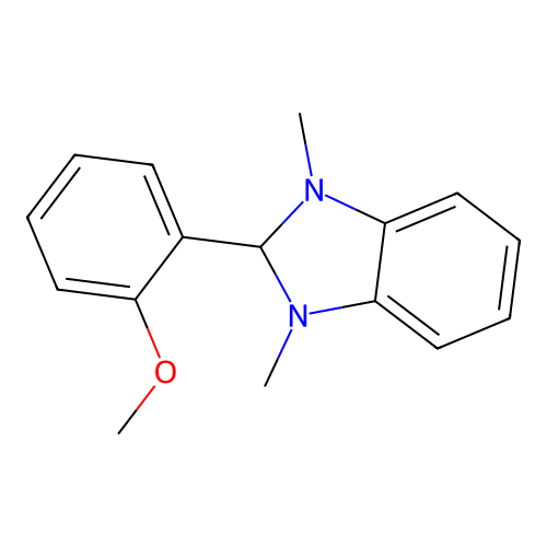 2-(2-Methoxyphenyl)-1,3-dimethyl-2,3-dihydro-1h-benzoimidazole structure