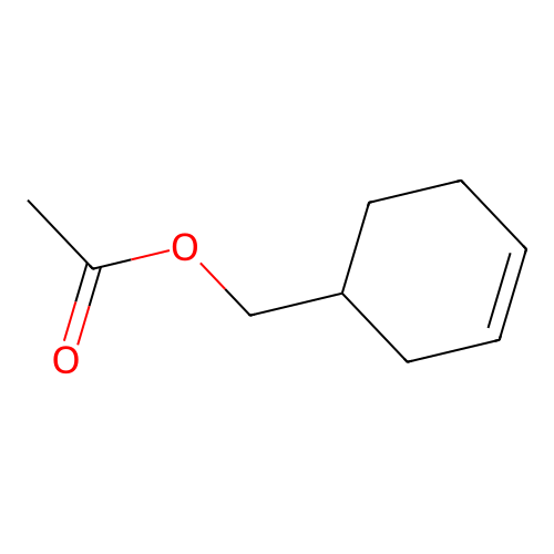 Cyclohexen-4-methanol, acetate structure