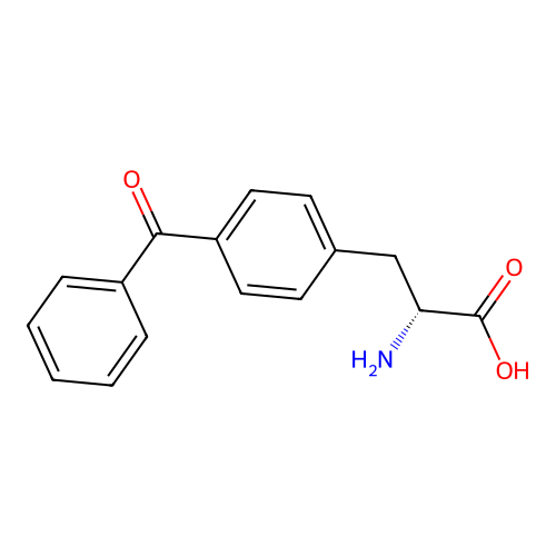 4-Benzoyl-D-phenylalanine structure