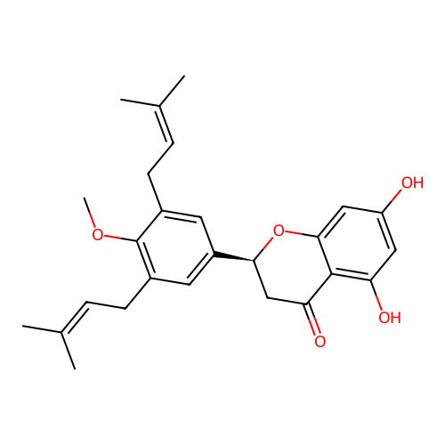Abyssinone V 4'-methyl ether structure