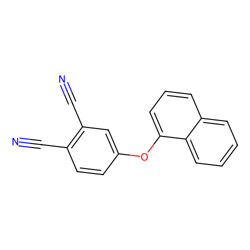 4-(Naphthalen-1-yloxy)benzene-1,2-dicarbonitrile structure
