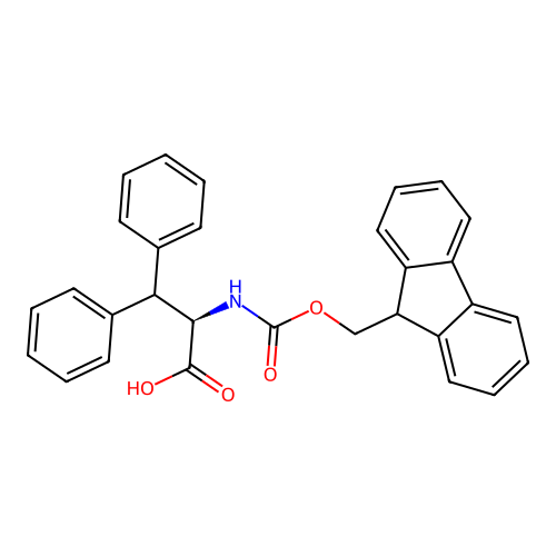 Fmoc-D-3,3-Diphenylalanine structure