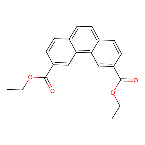 Phenanthrene-3,6-dicarboxylic acid diethyl ester structure