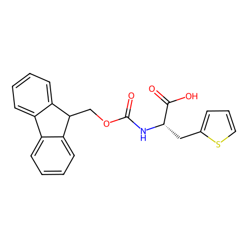Fmoc-L-2-Thienylalanine structure