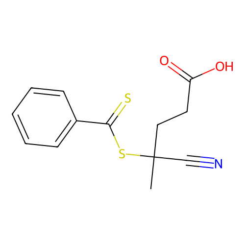4-Cyano-4-[(phenylcarbonothioyl)thio]pentanoic Acid structure