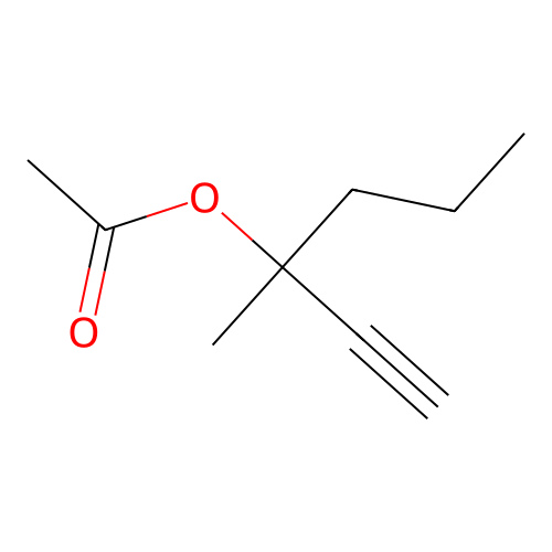 3-Methylhex-1-yn-3-yl acetate structure