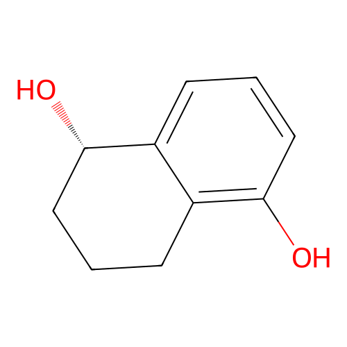 (1S)-1,2,3,4-tetrahydronaphthalene-1,5-diol structure