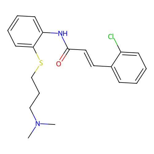 Chlorocinanserin structure