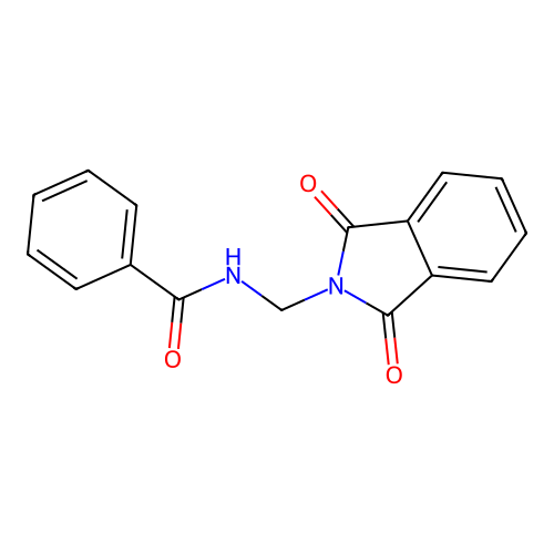 N-[(1,3-dioxoisoindol-2-yl)methyl]benzamide structure