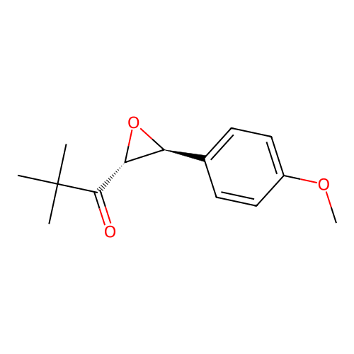 1-Propanone, 1-[(2R,3S)-3-(4-methoxyphenyl)oxiranyl]-2,2-dimethyl- structure