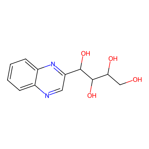 1-(2-Quinoxalinyl)-1,2,3,4-butanetetrol structure