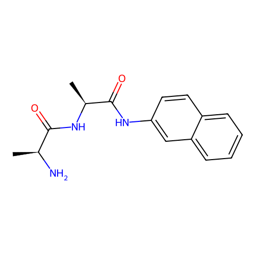 L-alanyl-L-alanine 2-naphthylamide structure