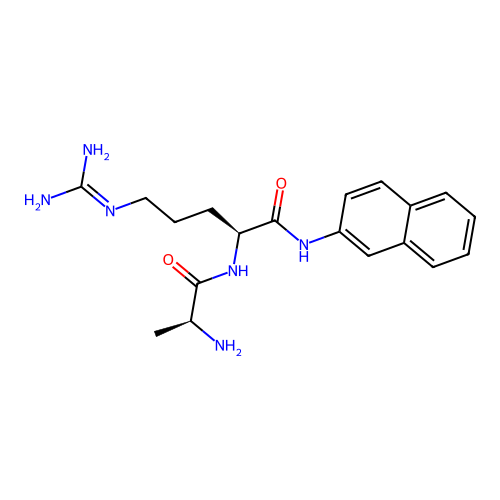 H-Ala-Arg-bNA.2 HCl structure