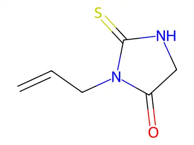 3-(2-Propen-1-yl)-2-thioxo-4-imidazolidinone structure