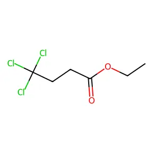 Ethyl 4,4,4-trichlorobutanoate structure