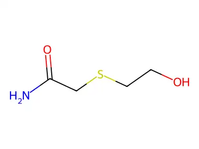 2-[(2-Hydroxyethyl)thio]acetamide structure