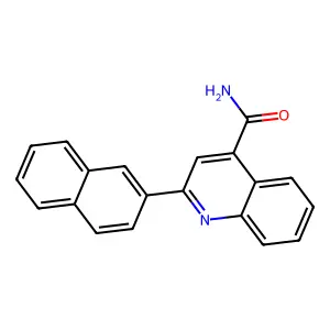 2-(Naphthalen-2-yl)quinoline-4-carboxamide structure