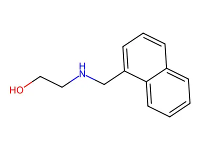 2-(Naphthalen-1-ylmethylamino)ethanol structure