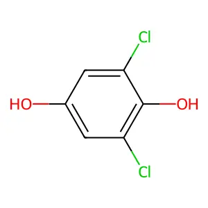 2,6-二氯-1,4-苯二酚 structure