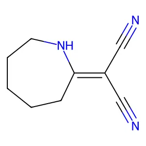 2-Azepan-2-ylidene-malononitrile structure