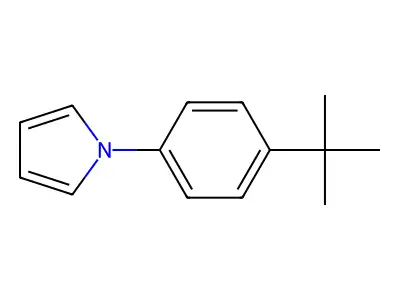 1-(4-(1,1-Dimethylethyl)phenyl)-1H-pyrrole structure