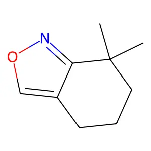 7,7-Dimethyl-4,5,6,7-tetrahydro-2,1-benzoxazole structure