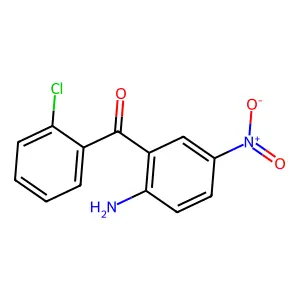 2-Amino-5-nitro-2'-chlorobenzophenone structure