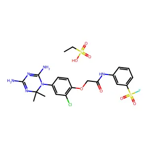 Pyridine, 2-(N-(2-diethylaminoethyl)-N-(2-dimethylaminoethyl)amino)- structure