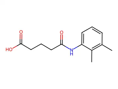 5-(2,3-Dimethylanilino)-5-oxopentanoic acid structure