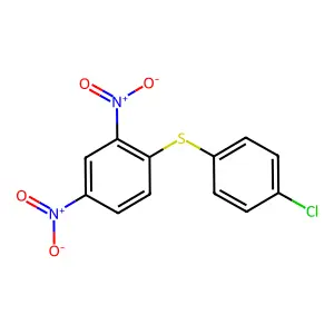 4-Chlorophenyl 2,4-dinitrophenyl sulfide structure