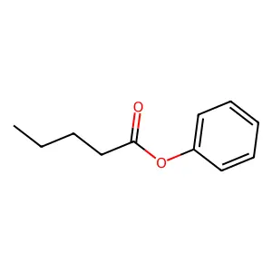 Phenyl pentanoate structure