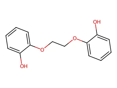2,2'-Ethylenedioxydiphenol structure