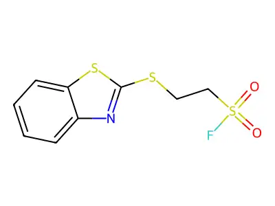 2-(1,3-Benzothiazol-2-ylsulfanyl)ethanesulfonyl fluoride structure