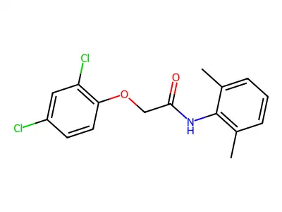 2-(2,4-dichlorophenoxy)-N-(2,6-dimethylphenyl)acetamide structure