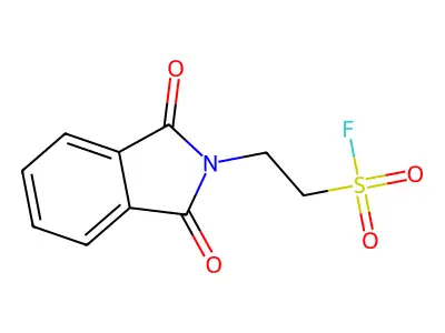 2-(1,3-dioxo-2,3-dihydro-1H-isoindol-2-yl)ethane-1-sulfonyl fluoride structure