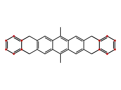 7,16-Dimethyl-5,18(1',2'):9,14(1'',2'')-dibenzenoheptacene structure