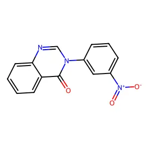 3-(3-Nitrophenyl)quinazolin-4-one structure