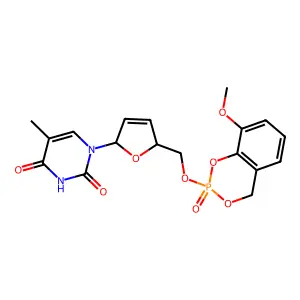 3-OMe-CycloSal-d4TMP structure