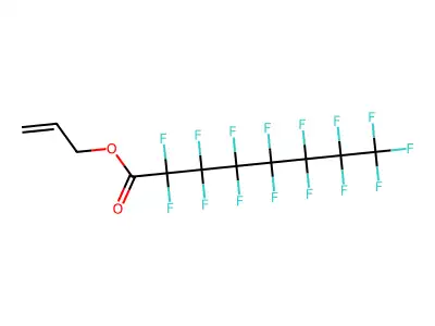 Prop-2-en-1-yl pentadecafluorooctanoate structure