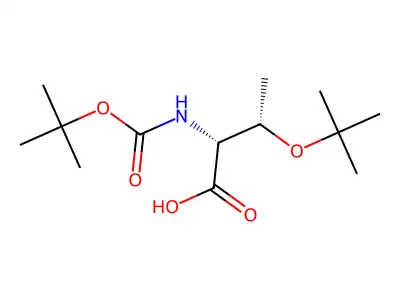 BOC-D-THR(TBU)-OH structure