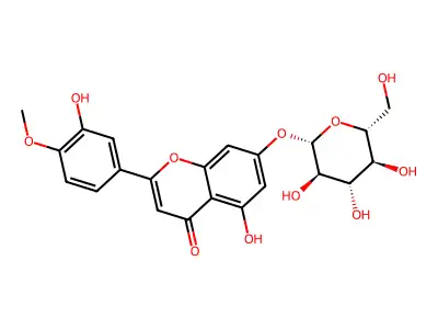 7-O-B-D-Glucopyranoside structure
