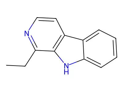 1-ethyl-9H-pyrido[3,4-b]indole structure