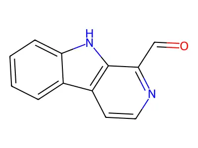 9H-pyrido(3,4-b)indole-1-carbaldehyde structure