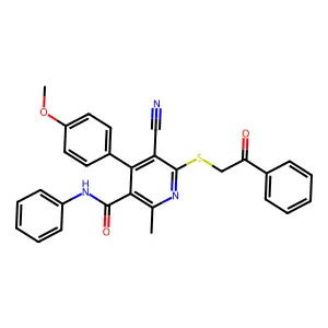 C29H23N3O3S structure