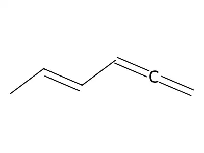 (E)-1,2,4-Hexatriene structure
