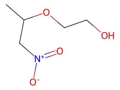 2-(1-Nitropropan-2-yloxy)ethanol structure