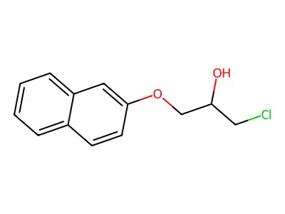 2-Propanol, 1-chloro-3-(2-naphthalenyloxy)- structure