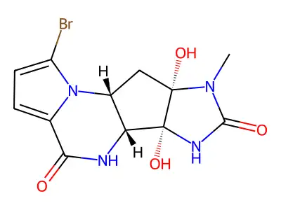 (-)-Agelastatin C structure