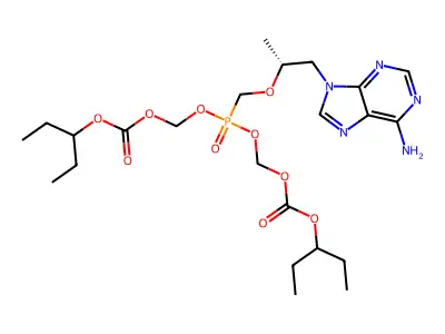 Tenofovir prodrug structure
